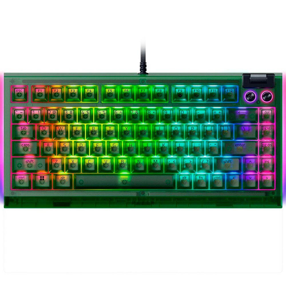 Teclado Gamer Mecánico Razer BlackWidow V4 75% Hot-Swappable USB / RGB / Inglés