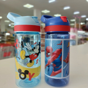 Botella Escolar con Sorbete y Pico Rebatible – Disney