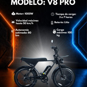 Bicicleta eléctrica Blulory V8 PRO
